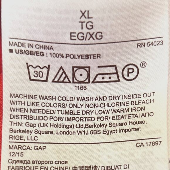 Gap SZ XL Red Orange Peasant Dress Career Preppy Classic Wardrobe Staple Casual - Picture 7 of 8